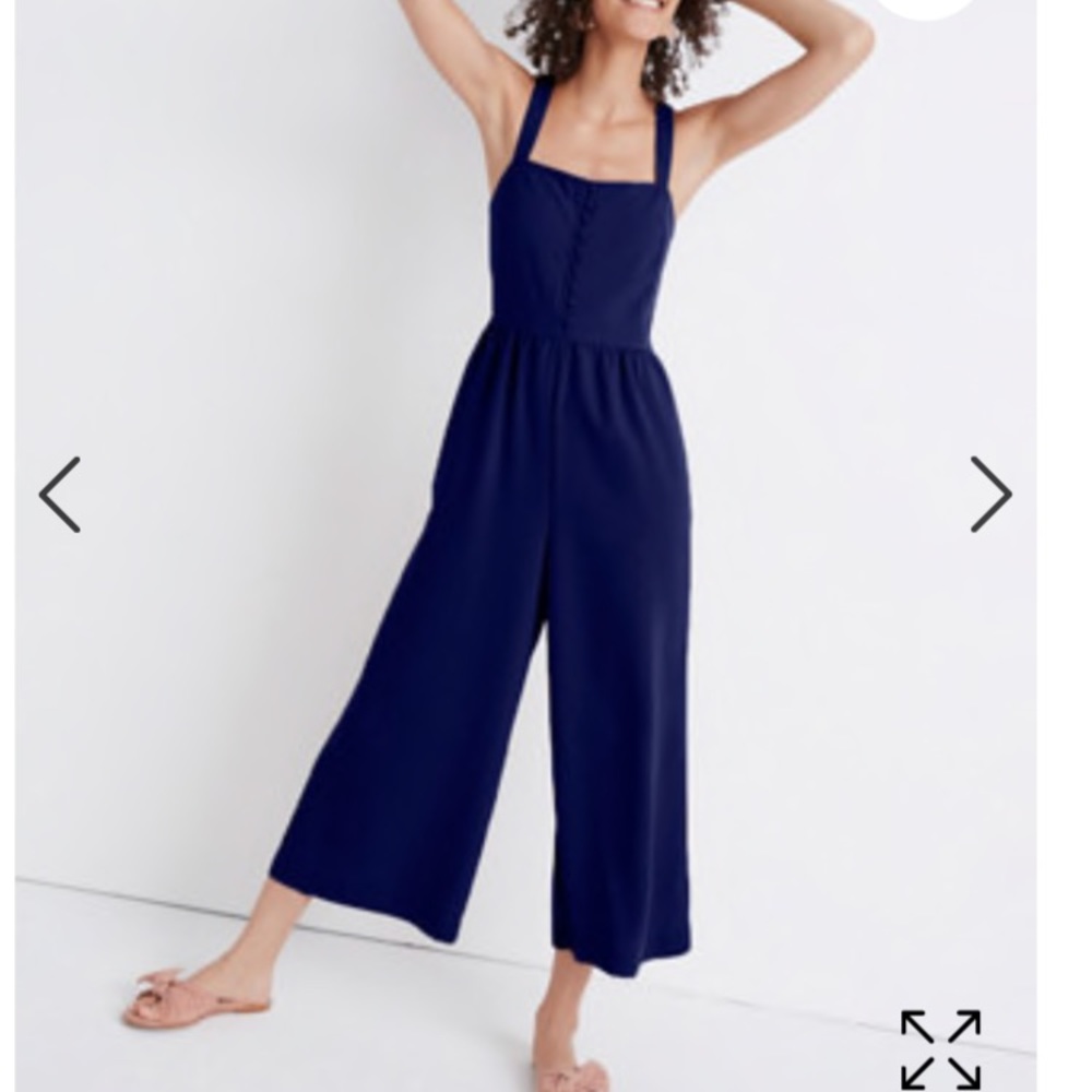 2018 Madewell cropped jumpsuit
